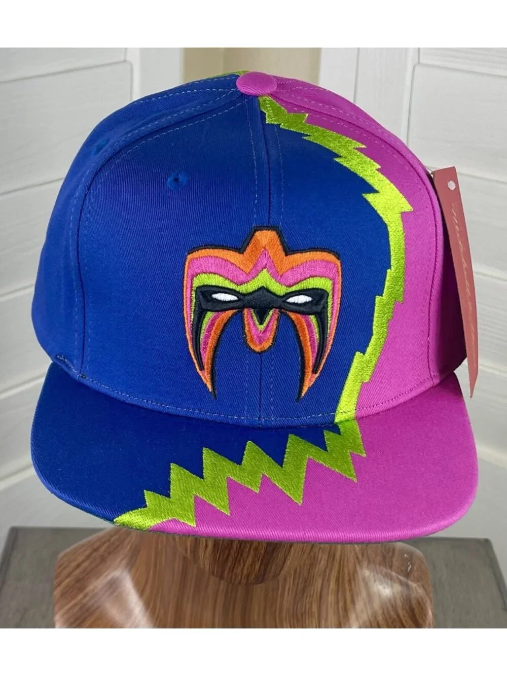 The Ultimate Warrior WWF/WWE Wrestling Adjustable Snapback Hat - NWT